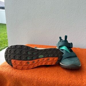Men’s Teal and Orange Adventure Shoes